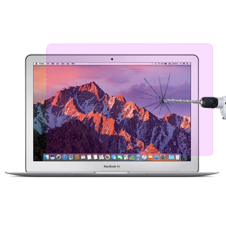 Film en verre trempé anti-explosion 9H de dureté de surface anti-lumière bleue pour MacBook Air 13,3 pouces (A1369 / A1466), pour MacBook Air 13,3 pouces (A1369 / A1466)