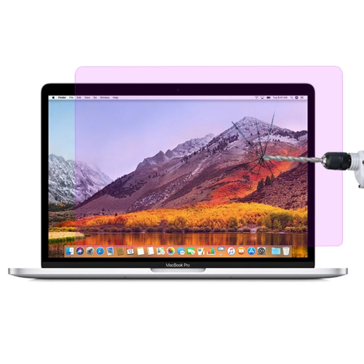 Film en verre trempé anti-lumière bleue et anti-explosion de dureté 9H pour Macbook Pro 13,3 pouces avec Touch Bar (A1706), pour Macbook Pro 13,3 pouces avec Touch Bar (A1706)