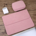 Sacoche intérieure horizontale 2 en 1 en cuir mat pour ordinateur portable + pochette d'alimentation pour MacBook Air 11,6 pouces A1465 (2012 - 2015) / A1370 (2010 - 2011), MacBook Air 11,6 pouces A1465 (2012 - 2015) / A1370 (2010 - 2011)