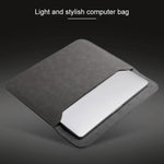 2 in 1 Horizontal Matte Leather Laptop Inner Bag + Power Bag for MacBook 12 inch A1534 (2015 - 2017), MacBook 12 inch A1534 (2015 - 2017)