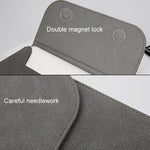 2 in 1 Horizontal Matte Leather Laptop Inner Bag + Power Bag for MacBook Air 13.3 inch A1466 (2012 - 2017) / A1369 (2010 - 2012), MacBook Air 13.3 inch A1466 (2012 - 2017) / A1369 (2010 - 2012)