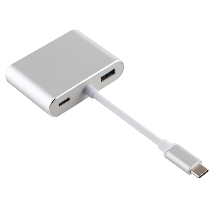 Adaptateur multifonction 4 en 1 USB / Type-C vers HDMI 4K + VGA + USB 3.0