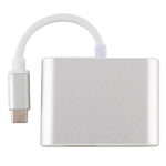 Adaptateur multifonction 4 en 1 USB / Type-C vers HDMI 4K + VGA + USB 3.0