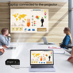 Adaptateur multifonction 4 en 1 USB / Type-C vers HDMI 4K + VGA + USB 3.0
