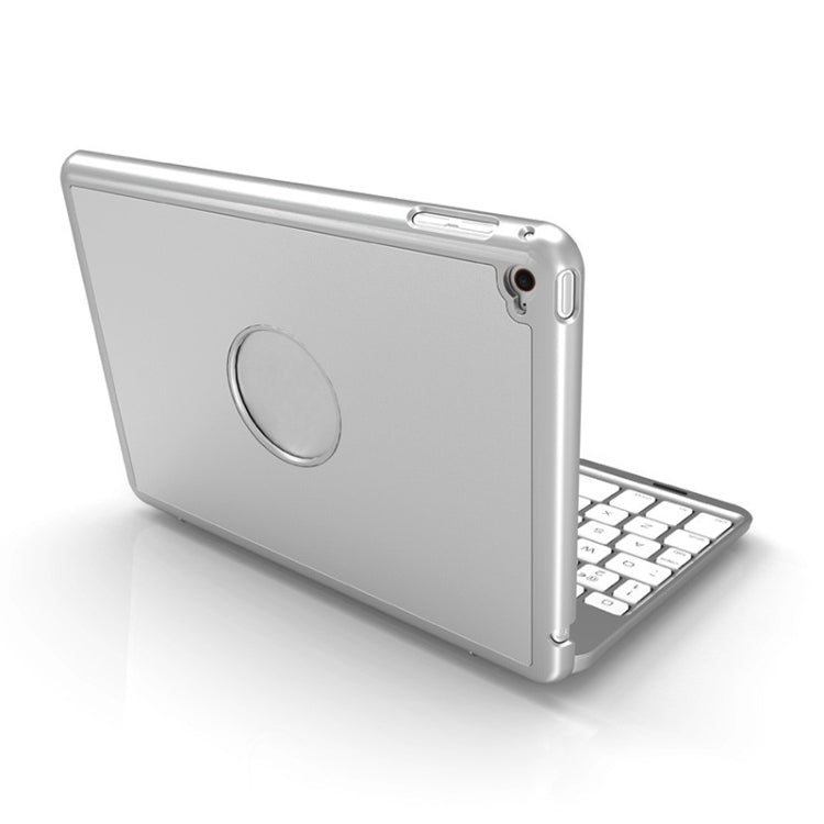 F8SM+ Version ordinateur portable Clavier Bluetooth en alliage d'aluminium rétroéclairé coloré Étui pour tablette iPad mini 4 / mini 5