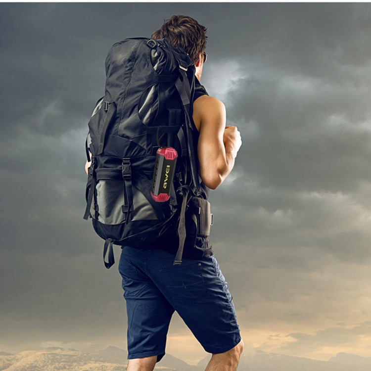 Haut-parleur Bluetooth awei Y280 IPX4 avec batterie externe, basses renforcées, micro intégré, support FM / USB / carte TF / AUX, Y280