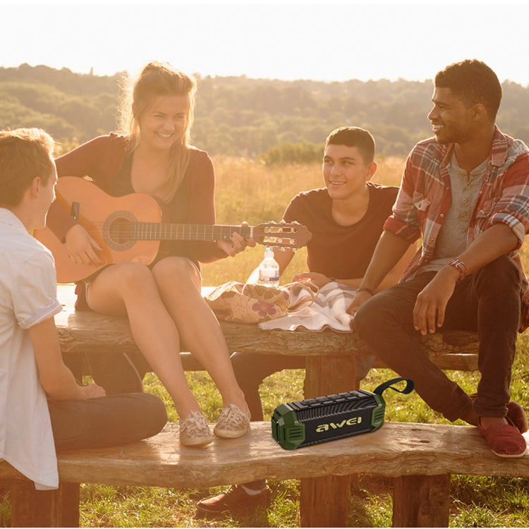 Haut-parleur Bluetooth awei Y280 IPX4 avec batterie externe, basses renforcées, micro intégré, support FM / USB / carte TF / AUX, Y280