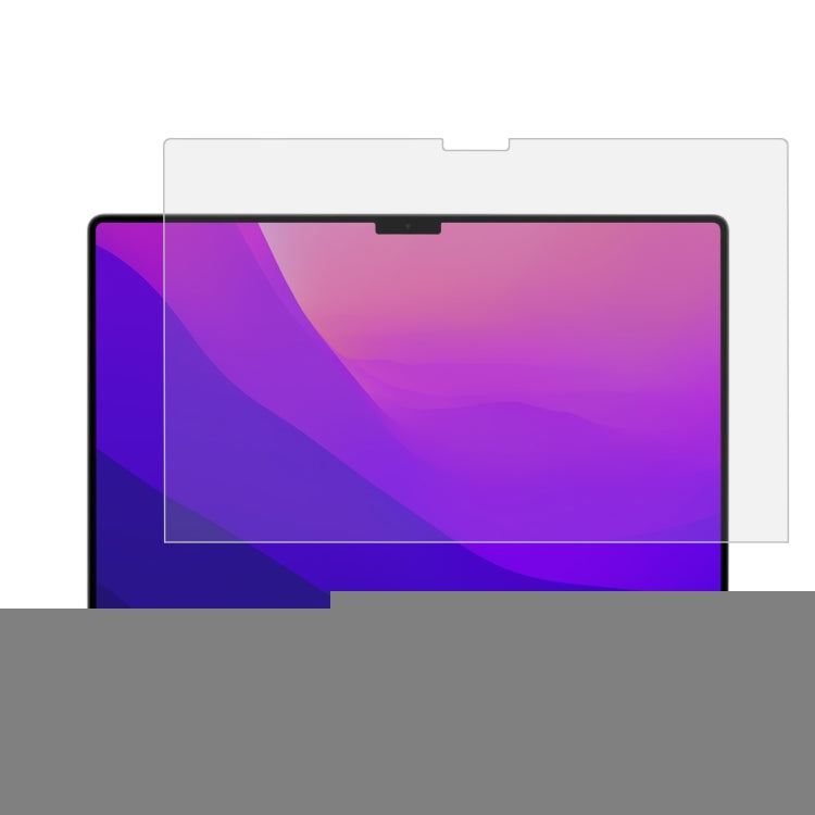 Film de protection en verre trempé anti-explosion 9H pour ordinateur portable MacBook Pro 16,2 pouces A2485/M5 2026, pour MacBook Pro 16,2 pouces A2485/A2780/M5 2026 (1 pièce)