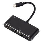 Convertisseur USB-C / Type-C vers HDMI / VGA / USB 3.0 / PD