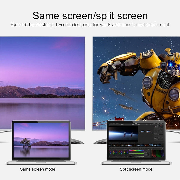 Convertisseur USB-C / Type-C vers HDMI / VGA / USB 3.0 / PD