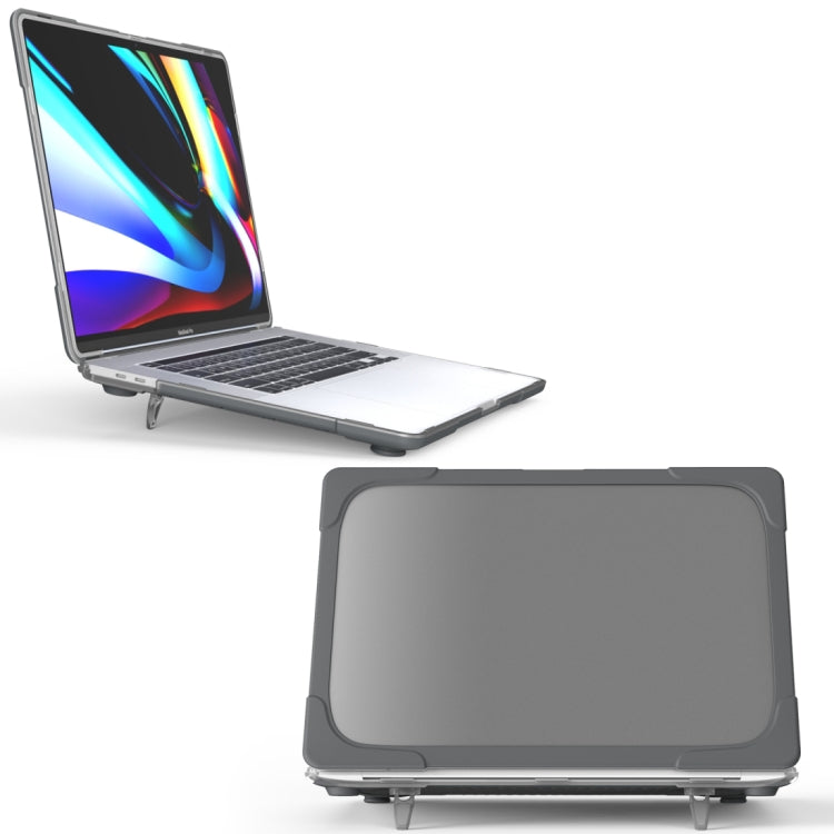 Pour MacBook Pro 16 pouces A2141 (2019) PC + TPU Coque de protection bicolore pour ordinateur portable