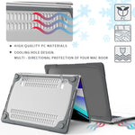 Pour MacBook Pro 16 pouces A2141 (2019) PC + TPU Coque de protection bicolore pour ordinateur portable