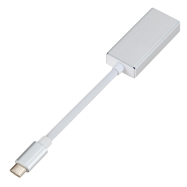 Convertisseur HD USB-C / Type-C 3.1 mâle vers Mini DP femelle, longueur : 12 cm, argent, or