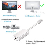 Convertisseur HD USB-C / Type-C 3.1 mâle vers Mini DP femelle, longueur : 12 cm, argent, or