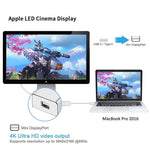 Convertisseur HD USB-C / Type-C 3.1 mâle vers Mini DP femelle, longueur : 12 cm, argent, or