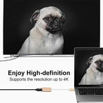Convertisseur HD USB-C / Type-C 3.1 mâle vers Mini DP femelle, longueur : 12 cm, argent, or