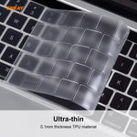 Protection de clavier en TPU ENKAY pour MacBook Pro 13,3 pouces A1706 / A1989 / A2159 et Pro 15,4 pouces A1707 / A1990 (avec Touch Bar), version américaine