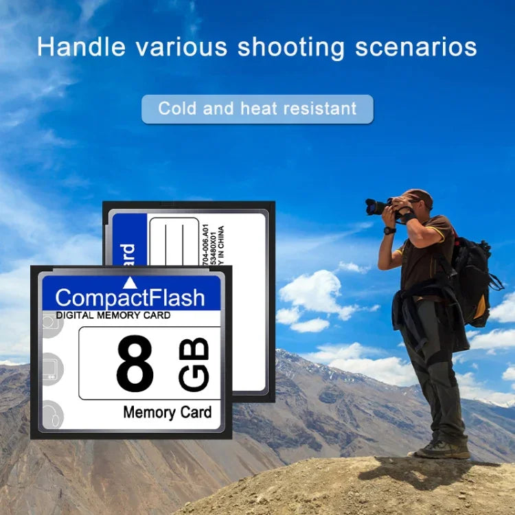 Carte Compact Flash 8 Go, 8 Go
