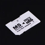 Adaptateur double emplacement pour carte microSDHC (TF) CR-5400 vers MS PRO Duo, capacité totale prise en charge : 64 Go, CR-5400