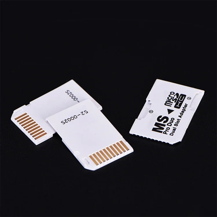 Adaptateur double emplacement pour carte microSDHC (TF) CR-5400 vers MS PRO Duo, capacité totale prise en charge : 64 Go, CR-5400