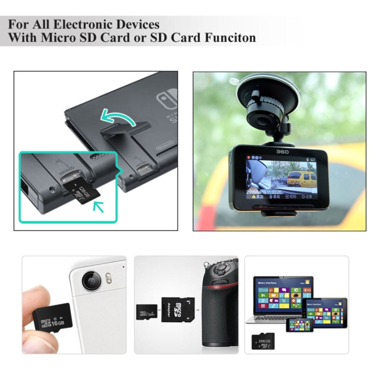 Carte mémoire Micro SD(TF) 64 Go haute vitesse classe 10 de Taïwan (capacité réelle 100 %), 64 Go