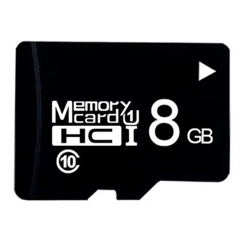 Carte mémoire TF (Micro SD) noire haute vitesse classe 10 de 8 Go, 8 Go