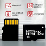 Carte mémoire TF (Micro SD) noire haute vitesse classe 10 de 8 Go, 8 Go