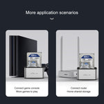 Blueendless station d'accueil pour disque dur SATA USB 3.0 2 baies 2,5 / 3,5 pouces copie hors ligne