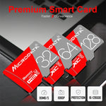 Carte mémoire MICRODATA 128 Go Classe 10 Rouge et Grise TF (Micro SD), 128 Go