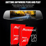 Carte mémoire MICRODATA 64 Go haute vitesse U3 rouge et noire TF (micro SD), 64 Go