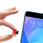 Carte mémoire MICRODATA 128 Go haute vitesse U3 rouge et noire TF (micro SD), 128 Go