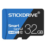 Carte mémoire microSD (TF) STICKDRIVE 32 Go haute vitesse U1 bleue et noire, 32 Go