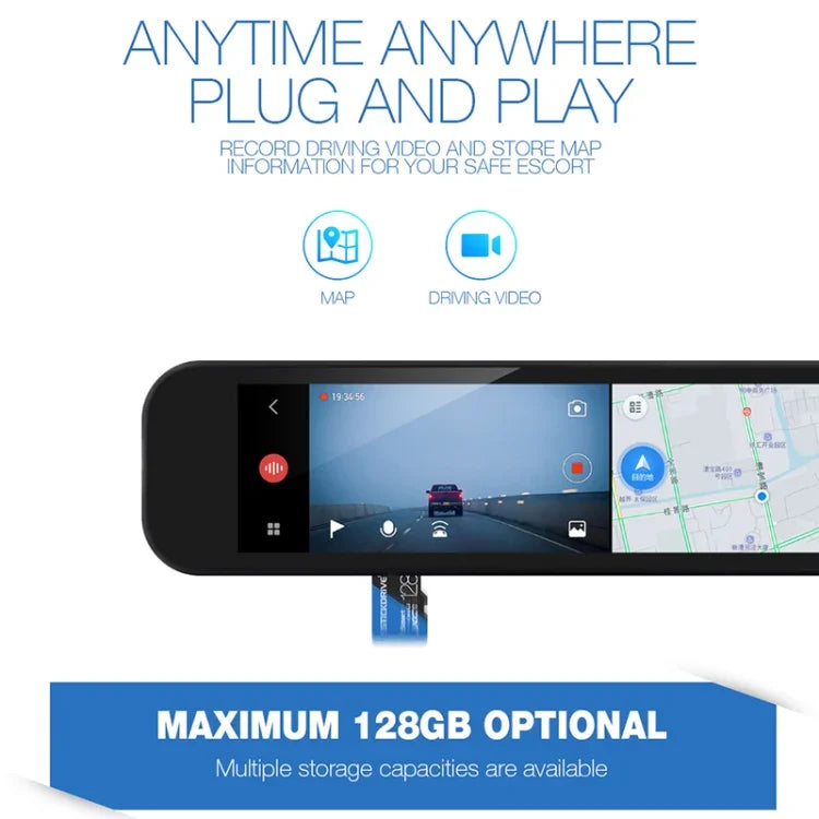 Carte mémoire microSD (TF) STICKDRIVE 32 Go haute vitesse U1 bleue et noire, 32 Go