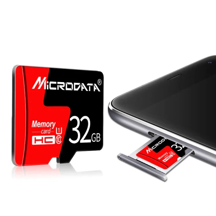 Carte mémoire MICRODATA 16 Go U1 rouge et noire TF (Micro SD), 16 Go