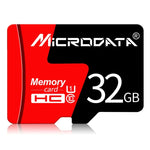 Carte mémoire MICRODATA 32 Go U1 rouge et noire TF (micro SD), 32 Go