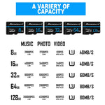 Carte mémoire MICRODATA 32 Go U1 Blue Line et Black TF (Micro SD), 32 Go