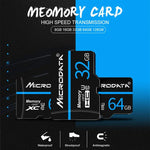 Carte mémoire MICRODATA 32 Go U1 Blue Line et Black TF (Micro SD), 32 Go