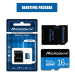Carte mémoire MICRODATA 16 Go U1 bleue et noire TF (Micro SD), 16 Go
