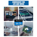 Carte mémoire MICRODATA 64 Go U3 bleue et noire TF (micro SD), 64 Go
