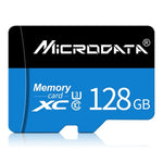 Carte mémoire MICRODATA 128 Go U3 bleue et noire TF (Micro SD), 128 Go