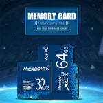 Carte mémoire MICRODATA 16 Go U1 bleue TF (Micro SD), 16 Go