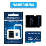 Carte mémoire MICRODATA 32 Go U1 bleue TF (Micro SD), 32 Go