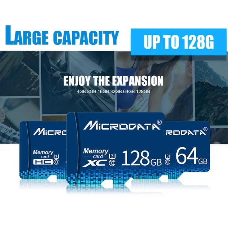 Carte mémoire MICRODATA 32 Go U1 bleue TF (Micro SD), 32 Go