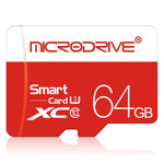 Carte mémoire MicroSD (TF) Microdrive 64 Go Classe 10 Haute Vitesse, 64 Go