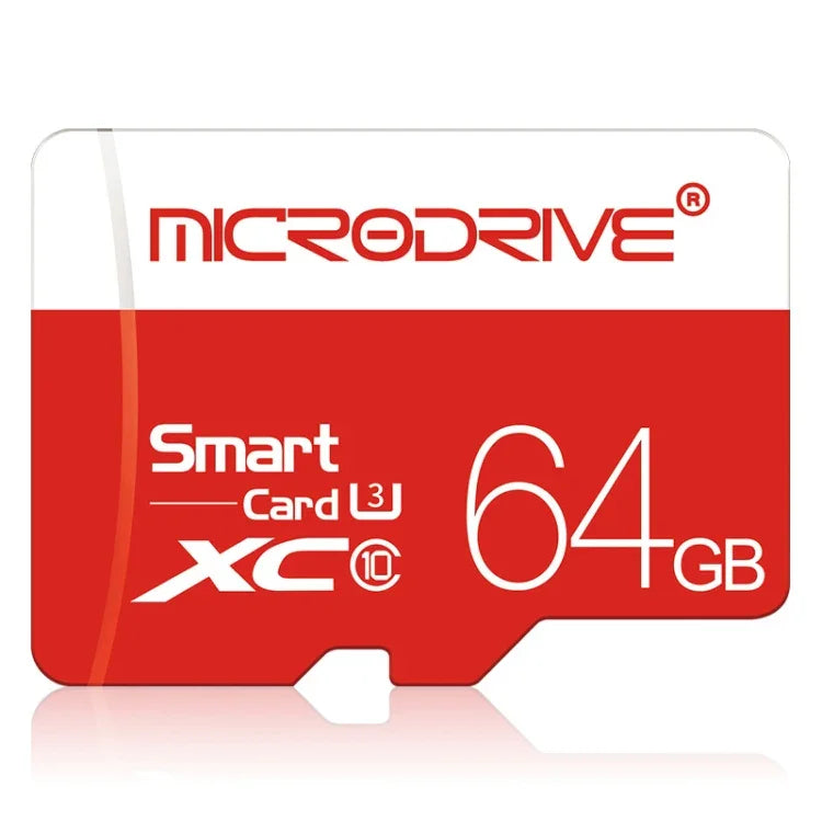 Carte mémoire MicroSD (TF) Microdrive 64 Go Classe 10 Haute Vitesse, 64 Go