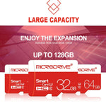 Carte mémoire MicroSD (TF) Microdrive 64 Go Classe 10 Haute Vitesse, 64 Go