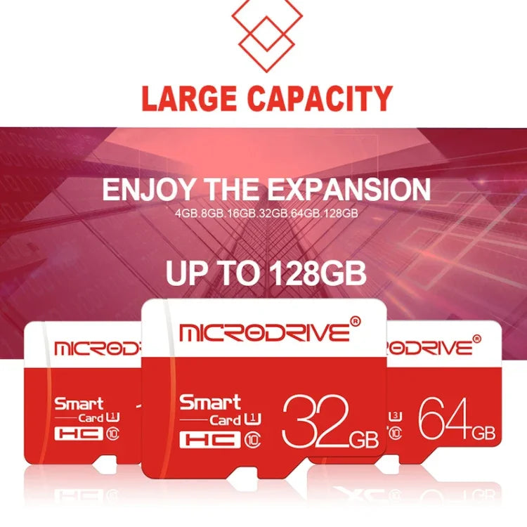 Carte mémoire MicroSD (TF) Microdrive 128 Go, classe 10, haute vitesse, 128 Go