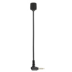 Microphone condensateur omnidirectionnel BOYA BY-UM4 avec prise 3,5 mm pour spectacle en direct, mini micro flexible pour iPhone, Galaxy, Huawei, LG et autres smartphones