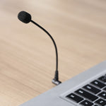 Microphone condensateur omnidirectionnel BOYA BY-UM4 avec prise 3,5 mm pour spectacle en direct, mini micro flexible pour iPhone, Galaxy, Huawei, LG et autres smartphones