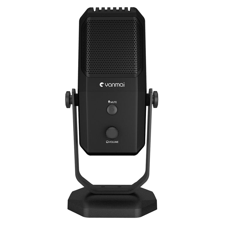 Microphone à condensateur de studio Yanmai SF-900 multifonction à quatre directivités avec support de bureau